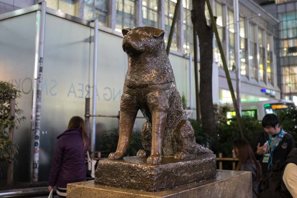 Hachiko Memorial Statue
